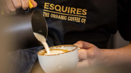 Esquires Coffee store opening, one of eight shoots for the national coffee brand.